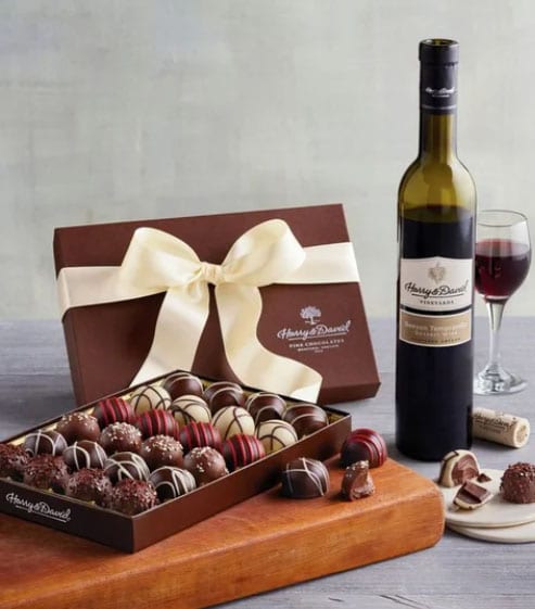 Chocolate Truffles and Wine